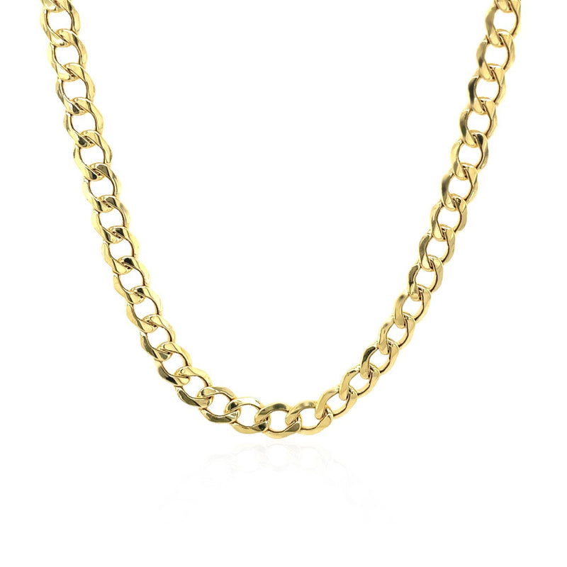 Bids.com 4.4mm 14k Yellow Gold Curb Chain Necklaces