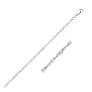Bids.com 14k White Gold Singapore Chain 1.7mm Necklaces