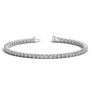 Bids.com Lab Grown Round Diamond Tennis Bracelet in 14k White Gold (5 cctw  F/G  VS2/SI1) Bracelets