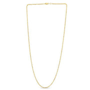 Bids.com Moon Cut Bead Chain in 14k Yellow Gold (2.00 mm) Necklaces