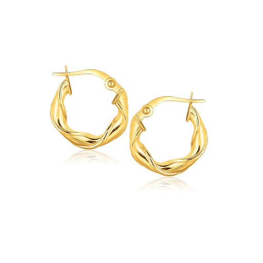Bids.com 14k Yellow Gold Hoop Earrings (5/8 inch) Earrings