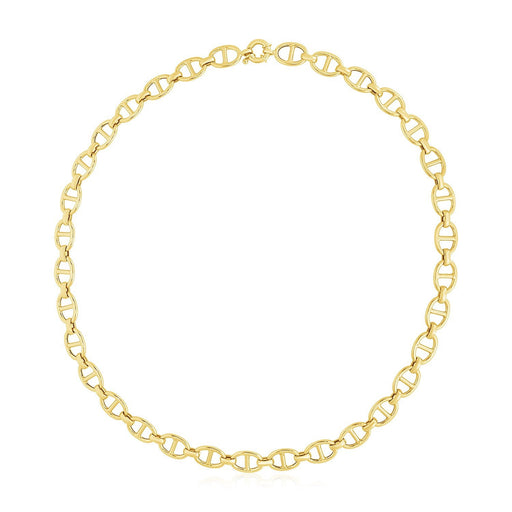 Bids.com 14k Yellow Gold High Polish Mariner Link Chain (8.8mm) Necklaces