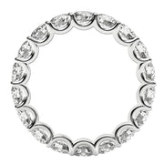 Bids.com Round Cut Lab Grown Diamond Eternity Ring in 14k White Gold (2 cttw FG/VS2) Rings