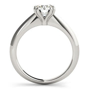Bids.com 14k White Gold Double Prong Set Solitaire Diamond Engagement Ring (1 cttw) Rings