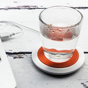 SmartPursue™ ☕ USB Cup Warmer Mat Pad – Portable Coffee & Tea Mug Heating Coaster Beverage Warmers