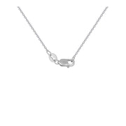 Bids.com 14k White Gold Diamond Studded Circle Pendant with Cut-out (1/3 cttw) Necklaces