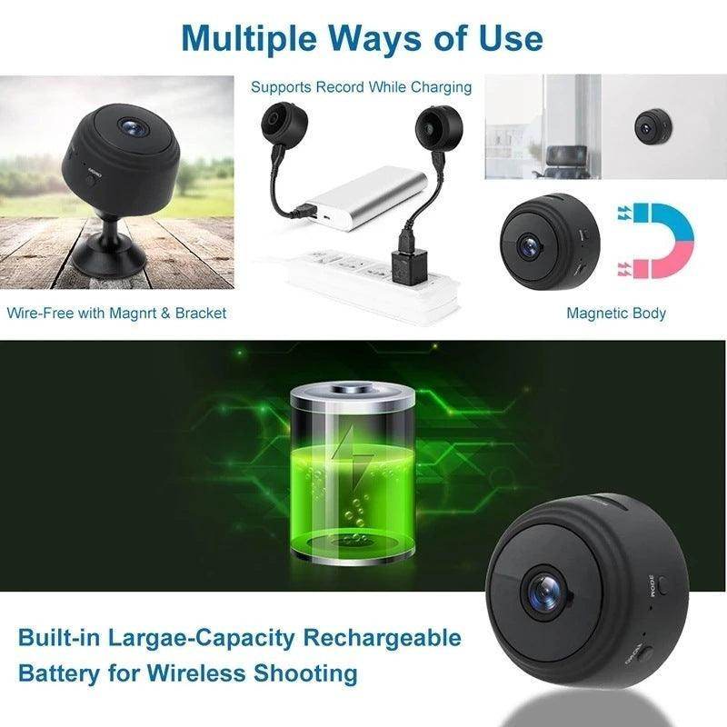 SmartPursue™ Mini Wireless Magnetic Security Camera Mini Camera