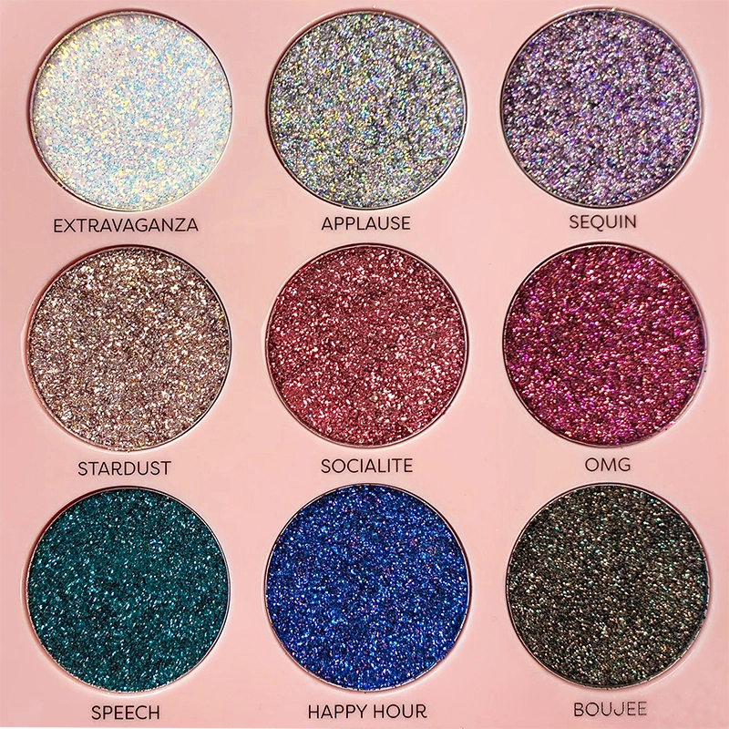 Profusion Cosmetics 20th Anniversary Pressed Glitter Palette Eyes