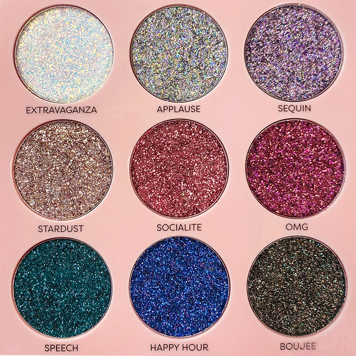 Profusion Cosmetics - 20th Anniversary Pressed Glitter Palette - 1oz