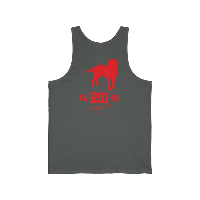 CA-RIO-CA Logotipo Red Print Tank Top - Men's Tank Top