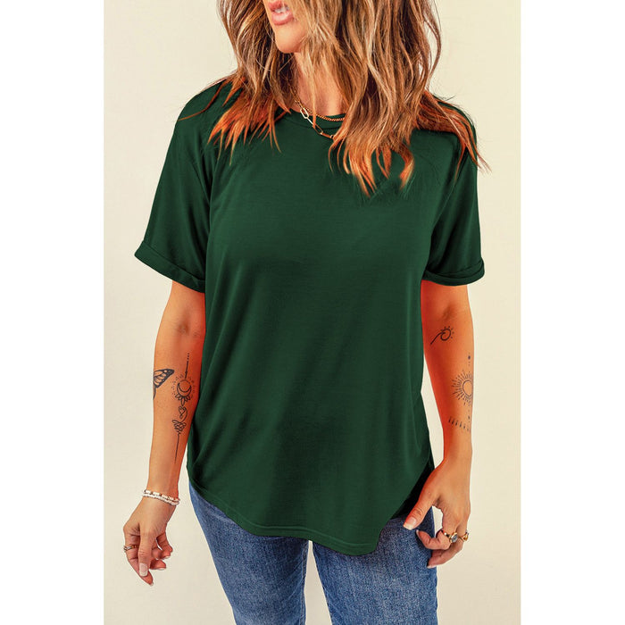 Round Neck Short Sleeve T-Shirt