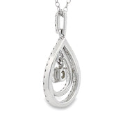 Bids.com .77ct Diamond Fashion Pendants 10KT White Gold Pendants