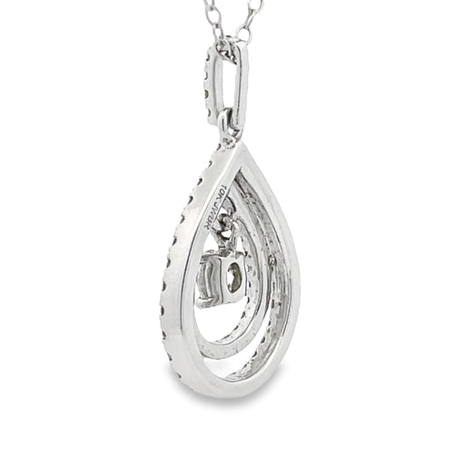 Bids.com .77ct Diamond Fashion Pendants 10KT White Gold Pendants