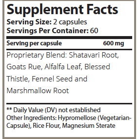 Euphoric Herbals Dairy Diva - Breastfeeding Supplement Breastfeeding Capsules White Smoke 7-10 Day Supply,15-20 Day Supply,30-40 Day Supply