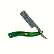 Shave Essentials Damascus Steel Straight Razor Razors & Razor Blades