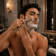 Shave Essentials Damascus Steel Straight Razor Razors & Razor Blades