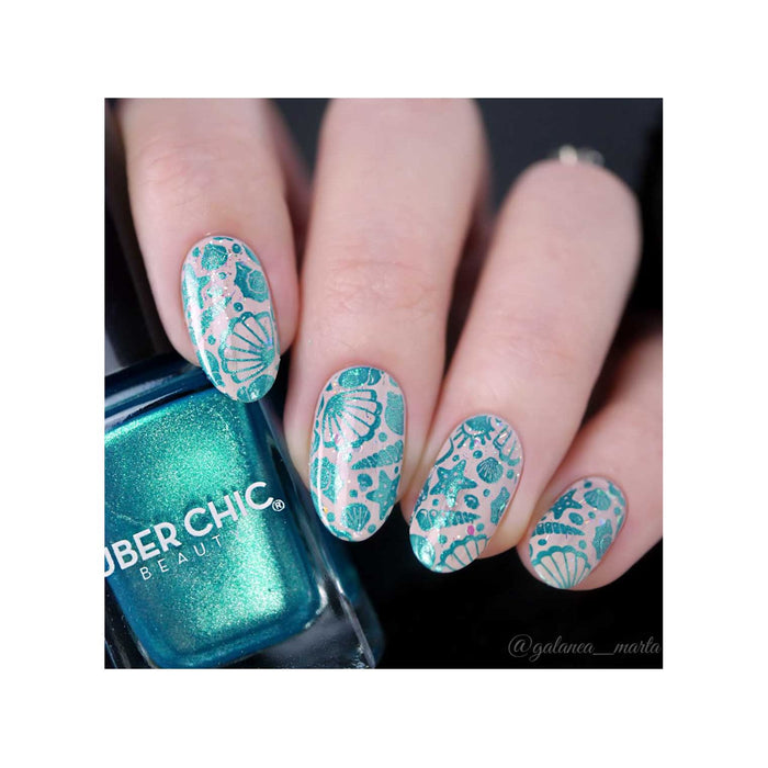 Uberchic Beauty Dance Teal Dawn   Stamping Polish