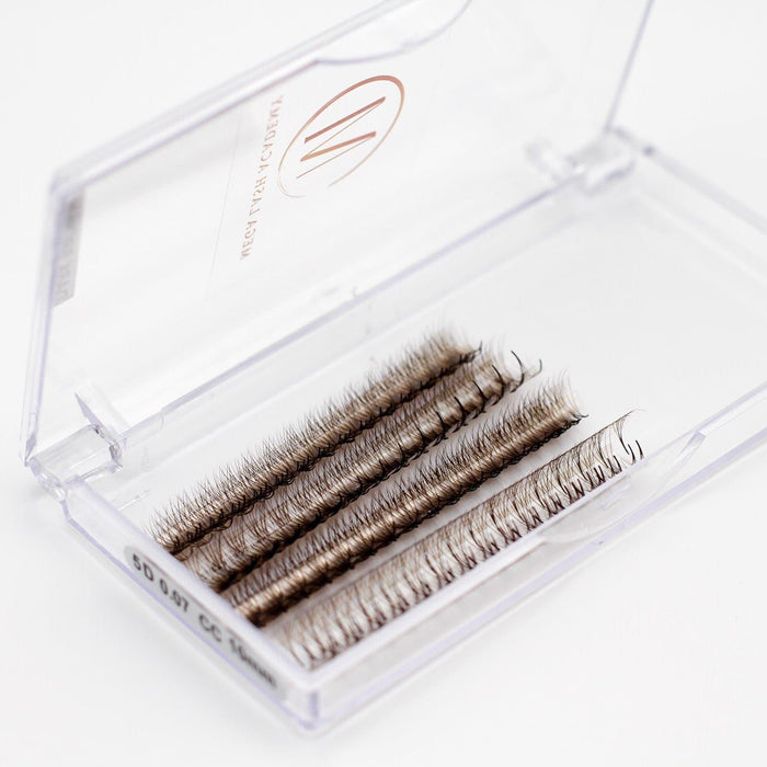 Mega Lash Academy -  Dark Brown 5D Rapid Promade Fans