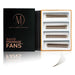 Mega Lash Academy -  Dark Brown 5D Rapid Promade Fans