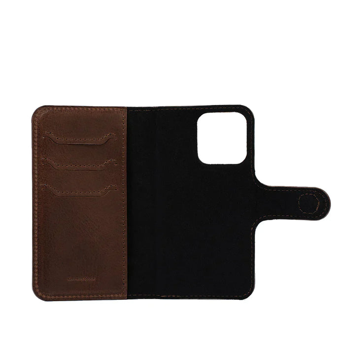 iPhone 15 series Leather MagSafe Folio Case Wallet with Grip by Geometric Goods