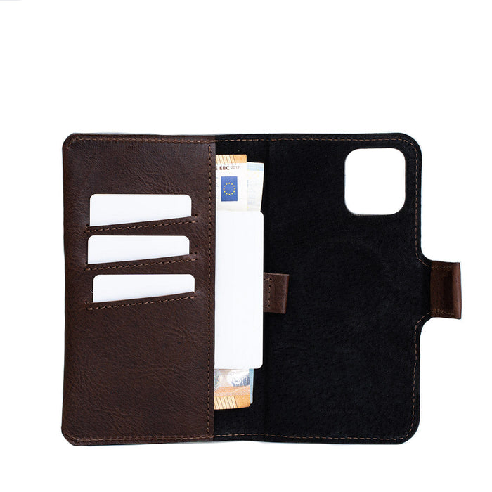 Leather iPhone folio wallet with Magsafe - The Minimalist 2.0 by Geometric Goods