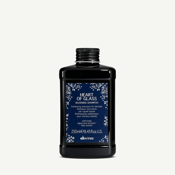 Nava Beauty Davines Heart of Glass Silkening Shampoo 250 mL Hair Black
