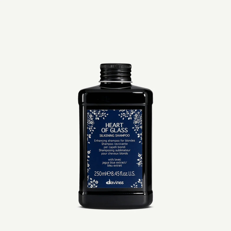 Nava Beauty Davines Heart of Glass Silkening Shampoo 250 mL Hair Black