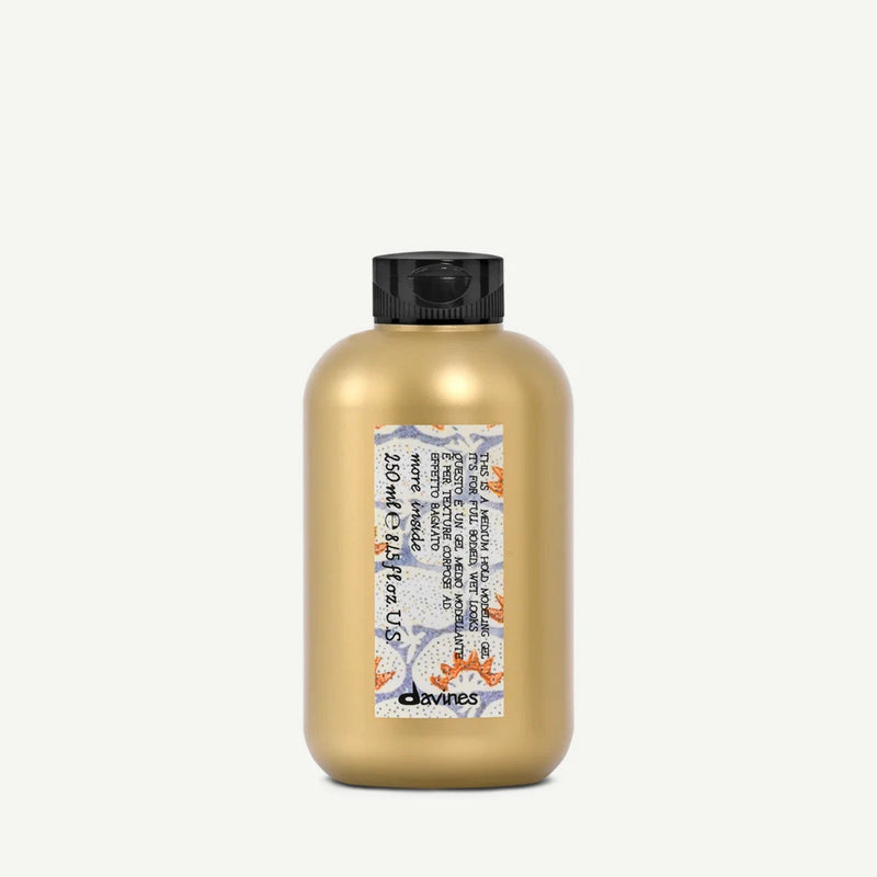 Nava Beauty Davines More Inside This Is a Medium Hold Modeling Gel 250 mL Hair Dark Khaki