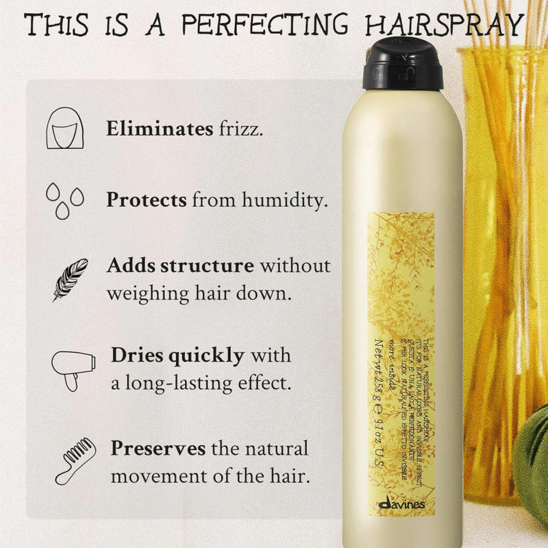 Nava Beauty Davines This Is a Perfecting Hairspray 300 mL Hair Light Gray