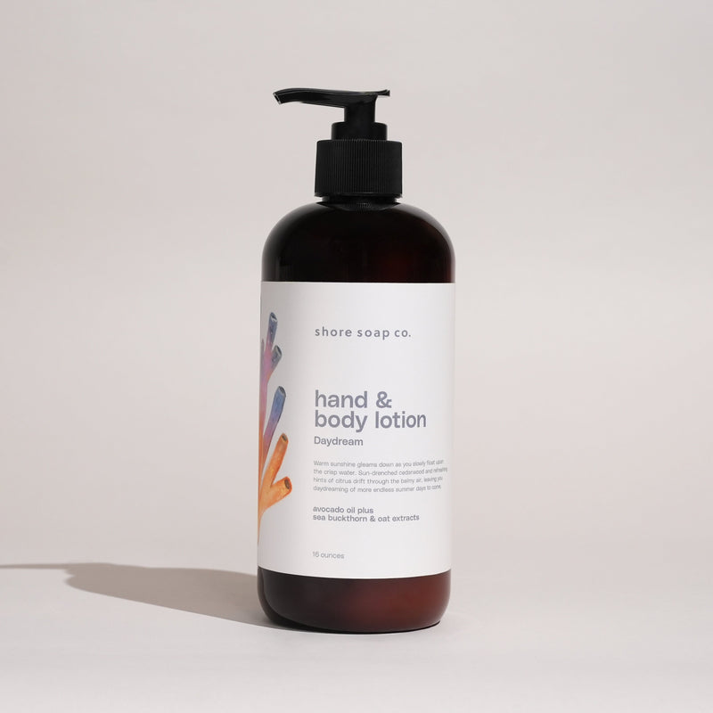 Shore Soap Co. Daydream Hand & Body Lotion (Amber) Body Lotion Light Gray
