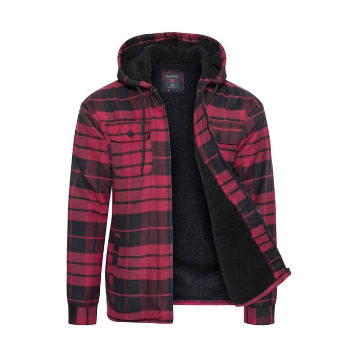 Men's Flannel Sherpa Lining Jacket