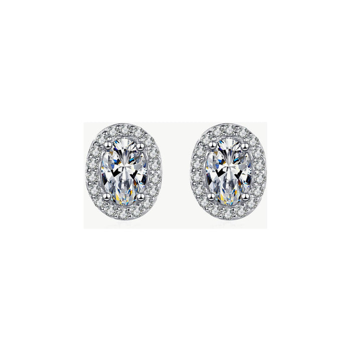 Future Style Moissanite Stud Earrings