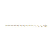 Bids.com 10K Yellow and White Gold 2.00 Cttw Diamond "S" Link 7" Bracelet (H-I Color, I2-I3 Clarity) Bracelets