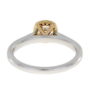 Bids.com .62ct Diamond Diamond Eng Only 14KT 2 Tone Gold Rings