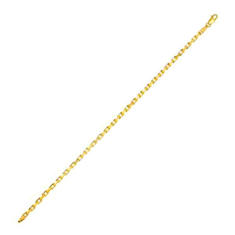 Bids.com 14k Yellow Gold French Cable Chain Bracelet  (2.50 mm) Bracelets