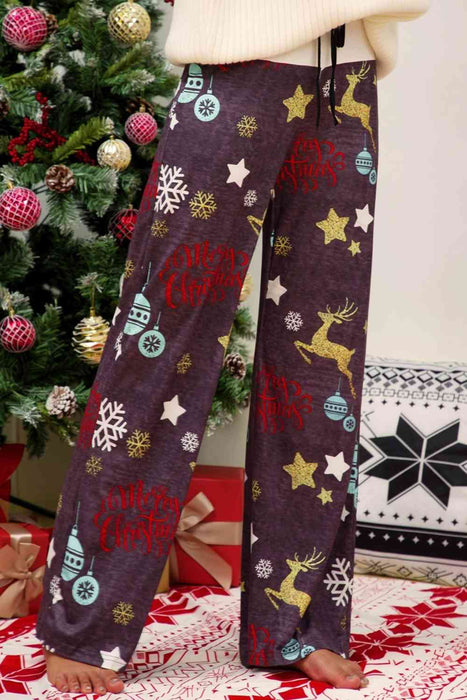 Christmas Straight Leg Pants by VYSN