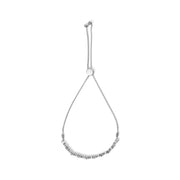 Bids.com .925 Sterling Silver 1/4 Cttw Diamond Marquise Shaped Link 4"-10" Adjustable Bolo Bracelet (I-J Color, I1-I2 Clarity) Bracelets