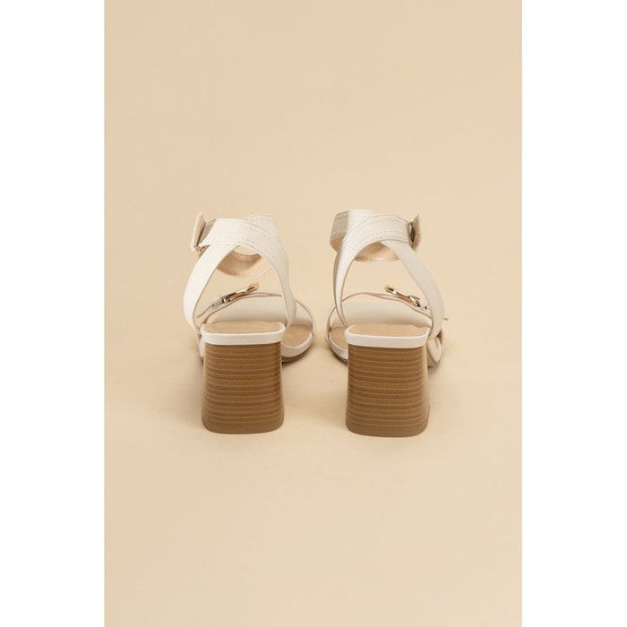 TREATY-S Buckle Sandal Heel