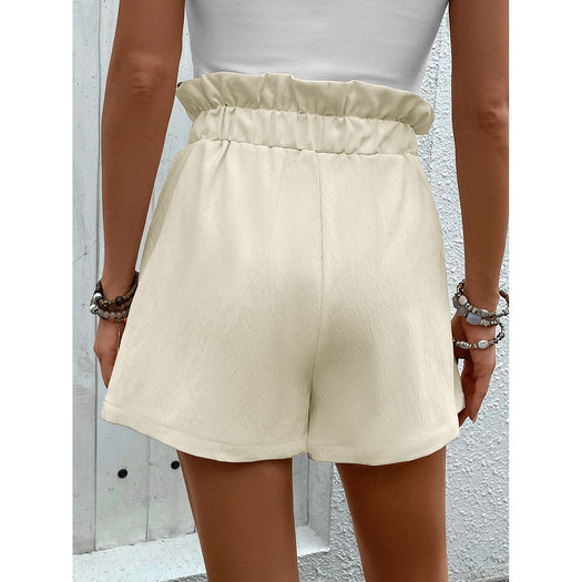 Paperbag Waist Shorts with Pockets