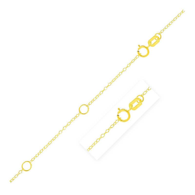 Bids.com Double Extendable Piatto Chain in 14k Yellow Gold (1.2mm) Necklaces