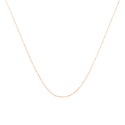 Bids.com Solid 10K Yellow Gold 0.5mm Slim and Dainty Unisex 18" Rope Chain Necklace Necklaces