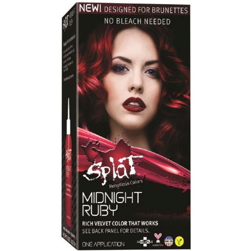 Splat Splat Midnight Ruby Hair Color Kit Semi-Permanent Hair Color