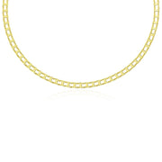 Bids.com 14k Yellow Gold Men's Necklace with Track Design Links Necklaces
