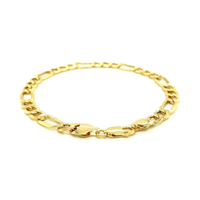 Bids.com 6.5mm 14k Yellow Gold Lite Figaro Bracelet Bracelets