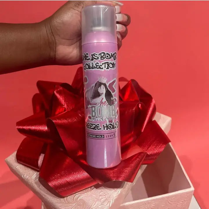 Mill's Beauty Supply She Is Bomb Collection Freeze Hold Spray - 3 Oz Hair Spray