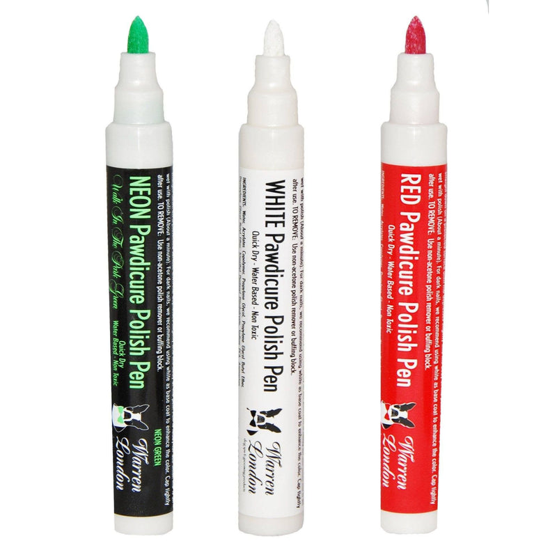 Warren London Polish Pen Bundle - Christmas Dog Nail Polish White Smoke Default Title