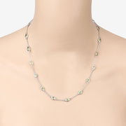 Bids.com 6.30 Carat Genuine Peridot .925 Sterling Silver Necklace Necklaces