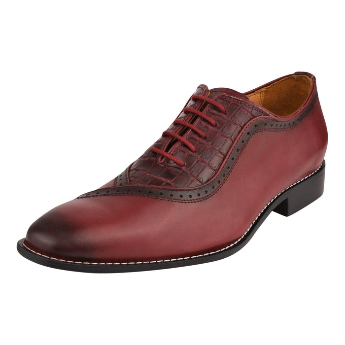 Debonair Genuine Leather Oxford Style Dress Shoes