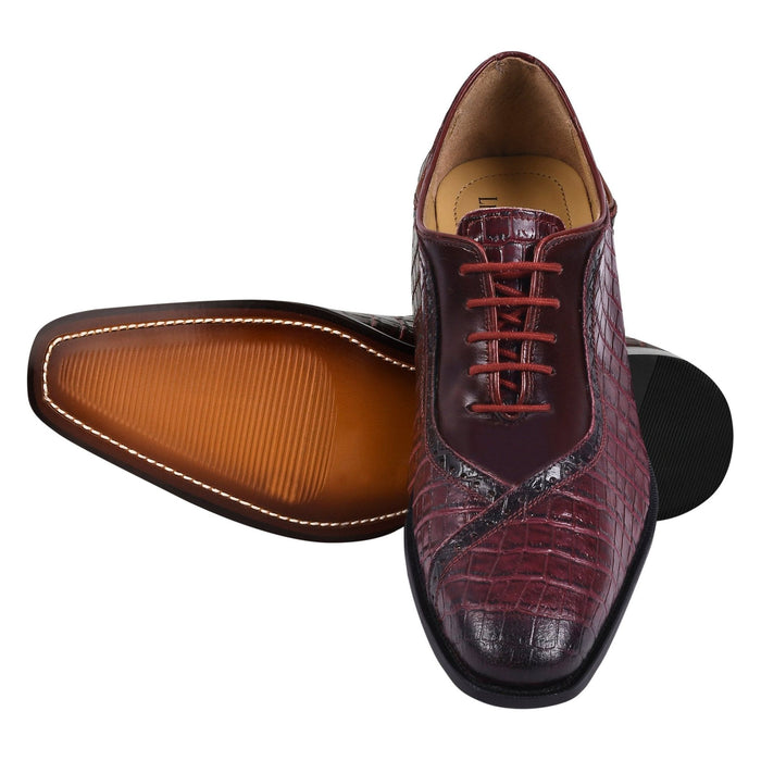 Debonair Genuine Leather Oxford Style Dress Shoes