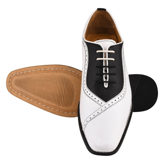 Debonair Genuine Leather Oxford Style Dress Shoes